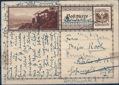 1903 r Austria Karta Pocztowa