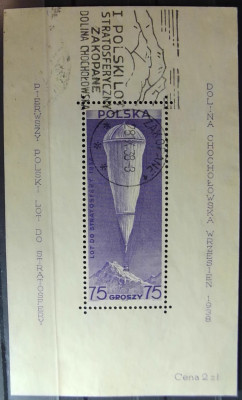 Blok 6 kasowany 1938