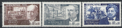 1970 r. Francja Mi 1700 - 1702**