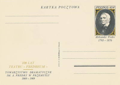 Cp 423 : 100 lat Teatru Fredreum Przemyśl