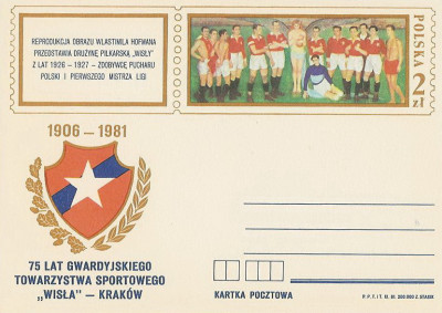 Cp 795 : 75 lat TS Wisła Krak&oacute;w