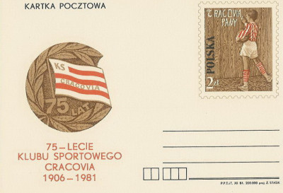 Cp 806 : 75 lat KS Cracovia