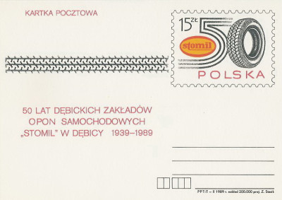 Cp 991 : 50 lat Dębickich Zakł. Opon Stomil