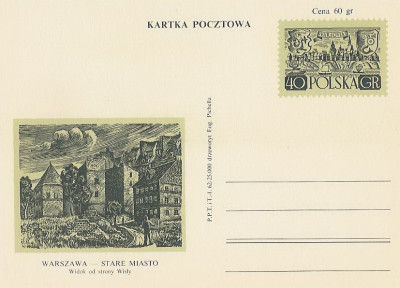 Cp 210 c IX : Warszawa Stare Miasto