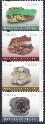 Fi 4342-4345 czyste pasek** Minerały Polski