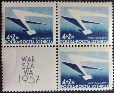 Fi 859 u ** - Og&oacute;lnopolska Wystawa Filatelistyczna.1957.