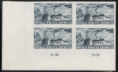 Fi 590 - 593 ** - stan lux - w czw&oacute;rkach 1952