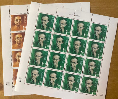 Polacy na świecie, 2000 ROK, Fi. 3658 - 59 ** ARKUSZ