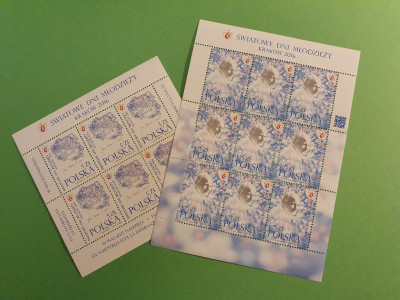 Fi 4610 - 11 Arkusiki czyste ** Światowe Dni Młodzieży