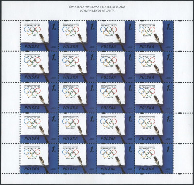 Fi 3456 czysty** ŚWF "Olimphilex '96" w Atlancie