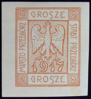 Przedb&oacute;rz - Wydanie I - Fi 1A P1 ** Typ 5 - ceglasty - gw.