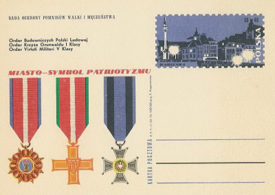 Cp 467 : Warszawa - symbol patriotyzmu