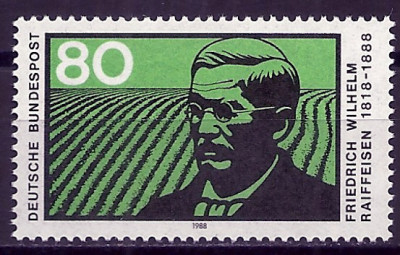 1988 r. Niemcy Mi 1358**