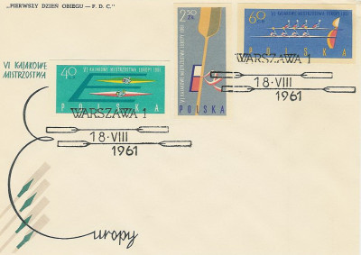 FDC 1110-12 A: VI Kajakowe ME