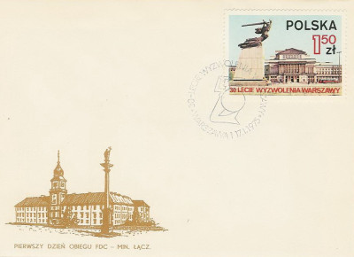 FDC 2206: Wyzwolenie Warszawy