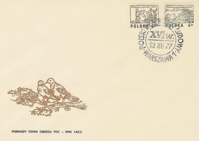 FDC 2390-91: Drzeworyt ludowy