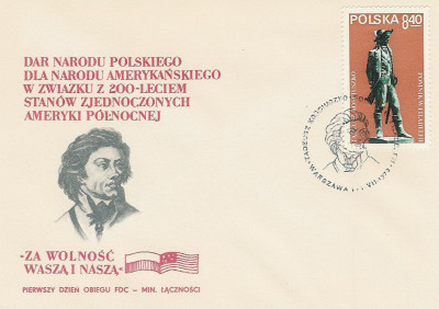 FDC 2489: T. Kościuszko