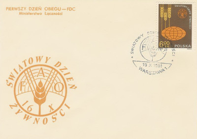 FDC 2628: Światowy Dzień Żywności