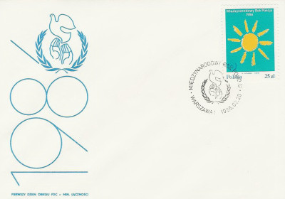 FDC 2868: Rok Pokoju