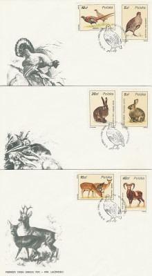 FDC 2871-76 #3: Zwierzyna łowna