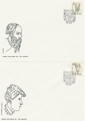 FDC 2888-89 #2: Głowy wawelskie
