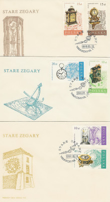 FDC 2994-99 #3: Stare zegary