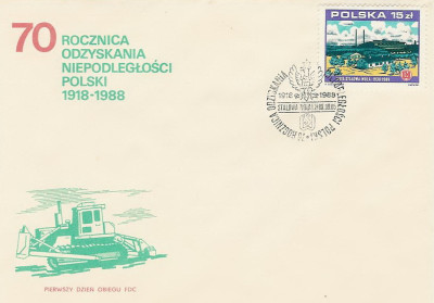 FDC 3014: Odzyskanie niepodległości