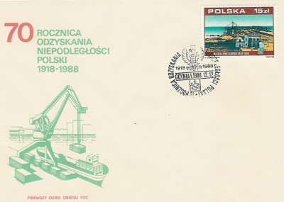 FDC 3033: Odzyskanie niepodległości