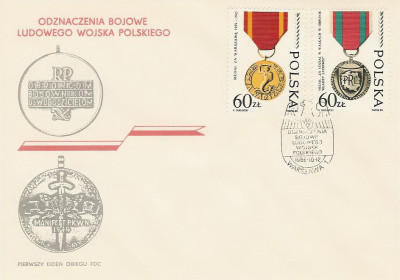 FDC 3077-78: Odznaczenia bojowe LWP