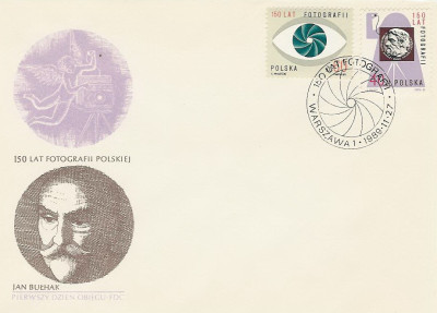 FDC 3084-85: 100 lat fotografii polskiej