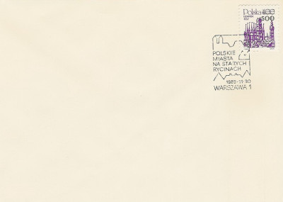 FDC 3086: Miasta na starych rycinach