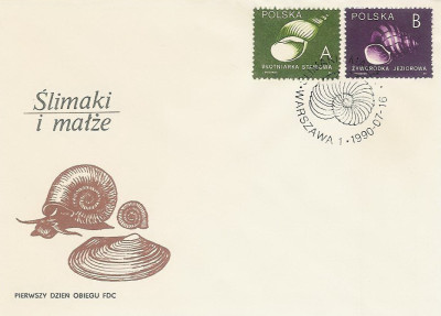 FDC 3124-25: Ślimaki i małże