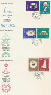 FDC 3140-45 #3: Zakł. Porcelany Ćmiel&oacute;w