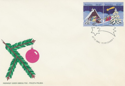 FDC 3417-18: Boże Narodzenie