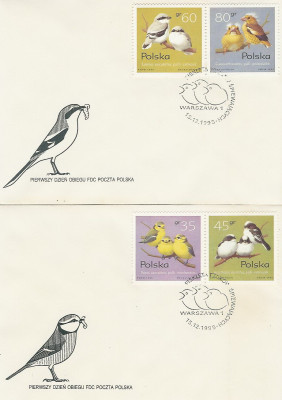 FDC 3419-22 #2: Pisklęta ptak&oacute;w