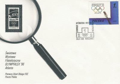 FDC 3456: WF Olymphilex 96