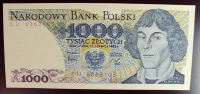 1982 r 1000 zł. Seria EU. UNC.