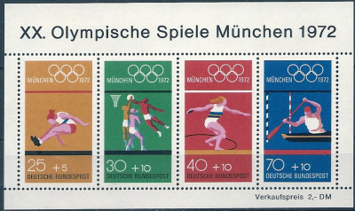 1972 r Niemcy Blok 8**