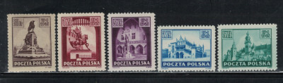 Polska 1945 Fi 362-366 **
