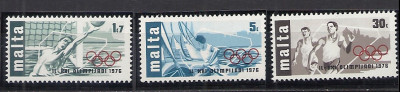 1976 r. Malta Mi 528 - 530**