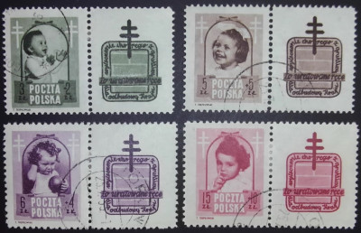 Fi 485-488  pw6 - Walka z gruźlicą 1948 kasowane