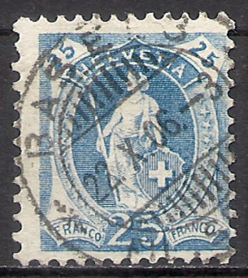 1905 r Szwajcaria Mi 75 kas.