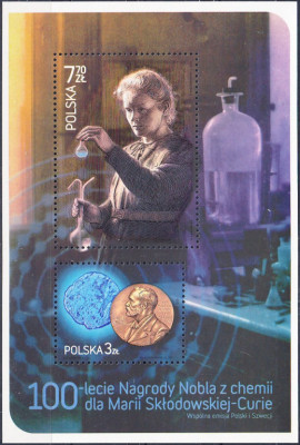 Blok 233 ** 100-lecie Nagrody Nobla z chemii
