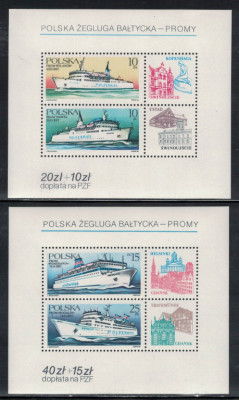 Polska 1986 Fi Blok 128+129 **