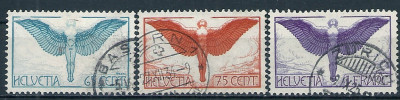 1924 r Szwajcaria Mi 189 - 191 kas.