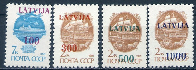 1991 r Łotwa Mi 313 - 316**
