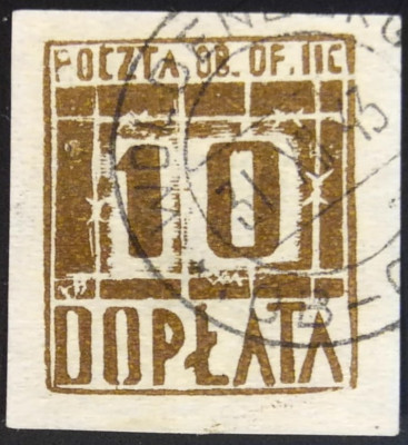 D2 - 10 f kasowany - WOLDENBERG