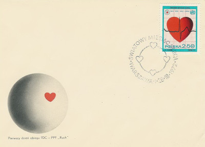 FDC 2001: Światowy Miesiąc Serca