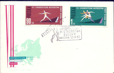 1962 r. Koperta FDC 263 3**.