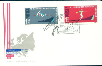 1962 r. Koperta FDC 263 4**.